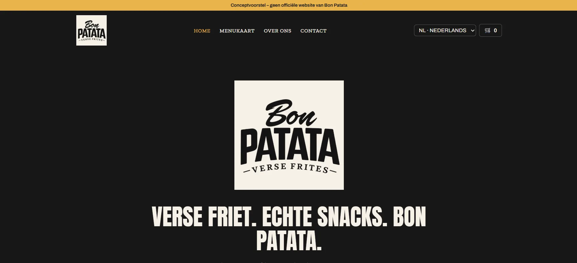 Screenshot of bon-patata-preview.lovable.app