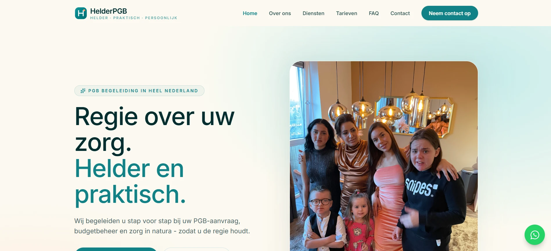 Screenshot of helderpgb.nl